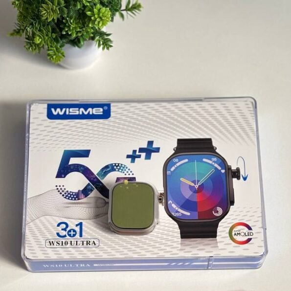WS10 Ultra 5G Android Camera 3 Straps Smartwatch 8/128
