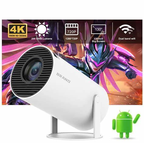 HY300-Android 11-Portable-4K-Mini Projector-Ram-1-GB-Rom-8GB-4G-5G-Wifi-4 HY300 Android 11 Portable 4K Mini Projector Ram 1 GB Rom 8GB 4G 5G Wifi