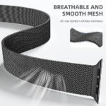 MR-Black Titanium Milanese Mesh Loop 49mm-Main