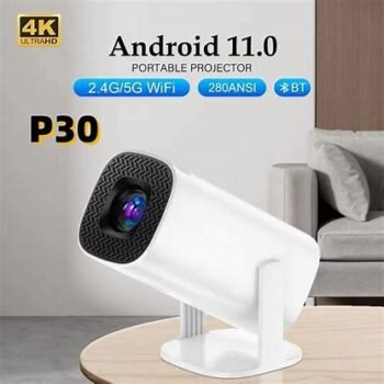 MR P30 Max Projector 4K HD 1080P Bluetooth Android 11 Projector 2 Wireless Game Controllers Built-in 3000 Games