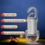 Mini Keychain Light-1200 Lumens Super Bright USB C Rechargeable-LED Pocket Light-Portable COB Torchlight-Small Powerful Torch-Main