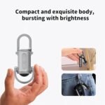 Mini Keychain Light-1200 Lumens Super Bright USB C Rechargeable-LED Pocket Light-Portable COB Torchlight-Small Powerful Torch-Main