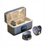 Q81 Dual Portable Mic Magnetic Clip Lavalier Wireless Microphone