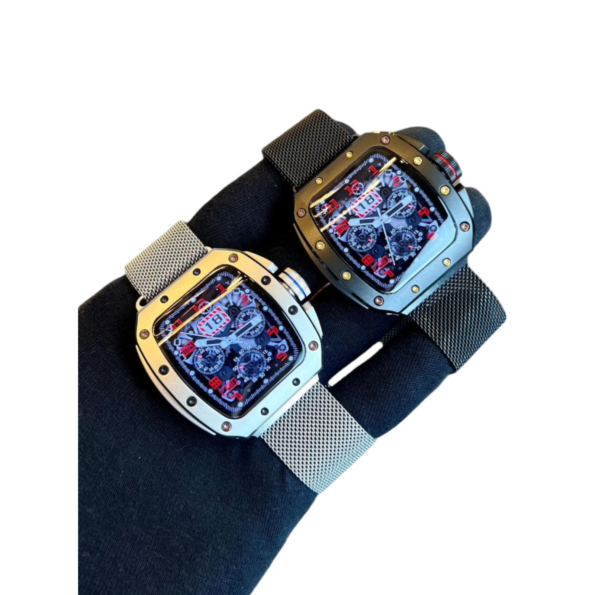V68 Amoled Display Oval Dial Bluetooth Calling Smartwatch