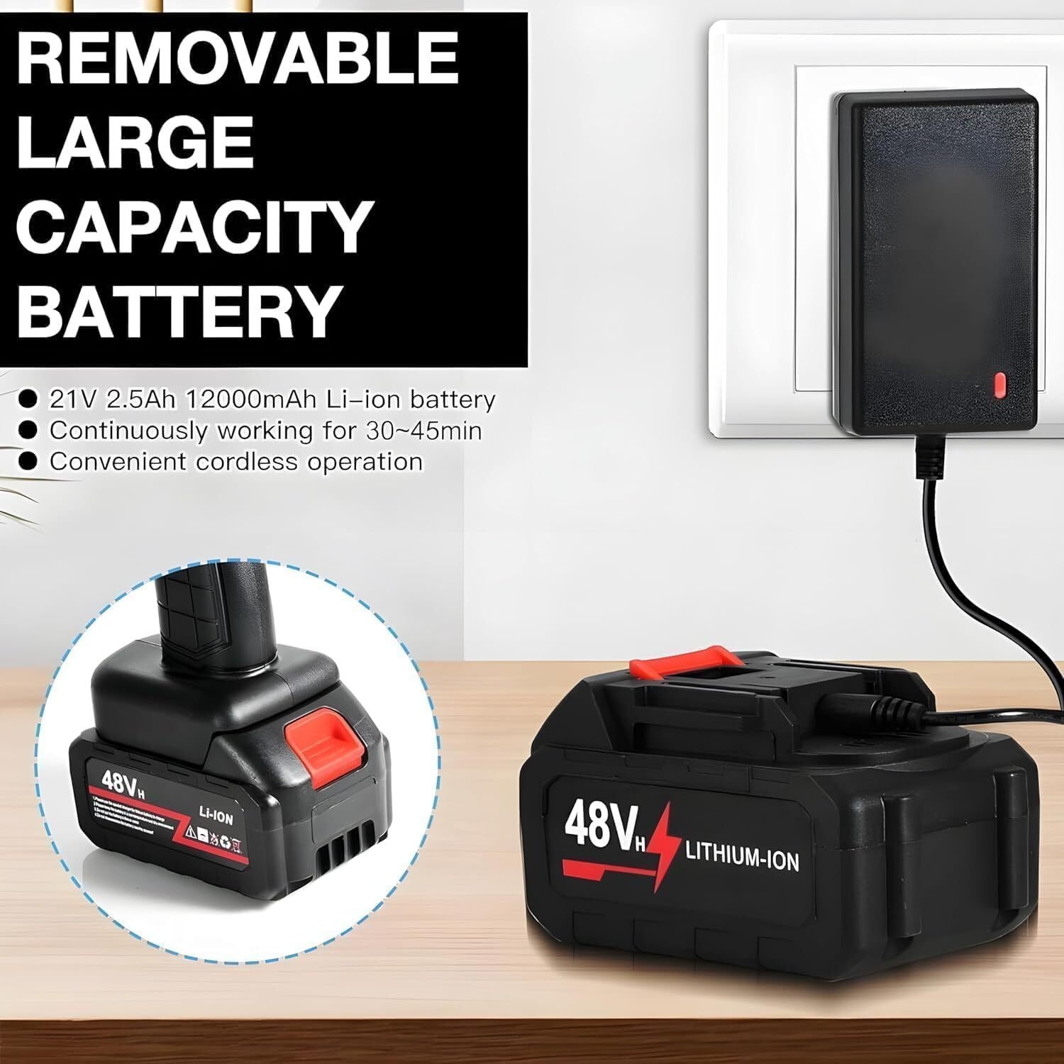 MR-Water Pressure Gun-Portable-48V Dual Battery-High Pressure-3 MR-Water Pressure Gun Portable Wireless High Pressure 48V Dual Battery